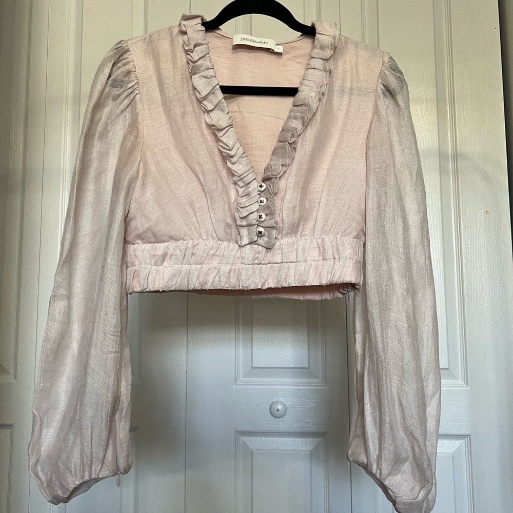 Zimmermann Rhythmic Ruffle Blouse - Picture 3 of 8
